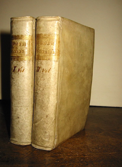  Omero (Homerus) Homeri Ilias, id est, de rebus ad Troiam gestis (si unisce) Homeri Odyssea, id est, de rebus ab Ulysse gestis. Eiusdem Batrachomyomachia & Hymni 1559-1567 s.l. (Ginevra) e Typographia Ioannis Crispini Atrebatii